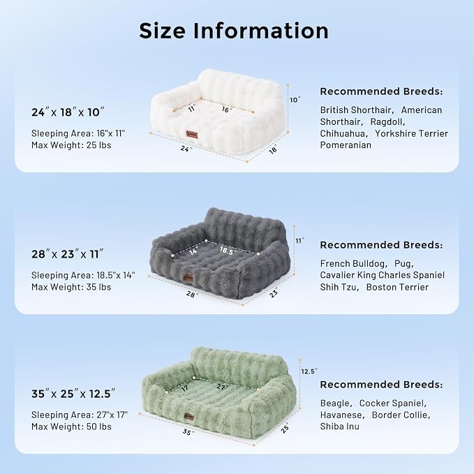 Cat Couch Bed for Indoor Cats-Orthopedic Cat Sofa - Image 2