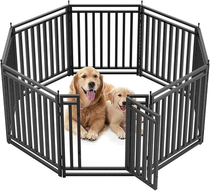 Dog Playpen Metal Dog Fence Outdoor by Petorldog