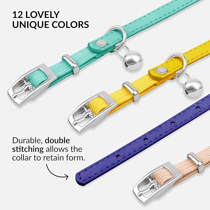 CollarDirect Leather Cat Collar - Image 5