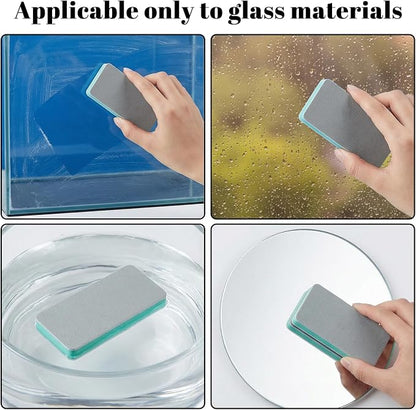 4 PCS Fish Tank Cleaning Tools, Aquarium Glass Cleaner Sponge Double Sided - Image 4