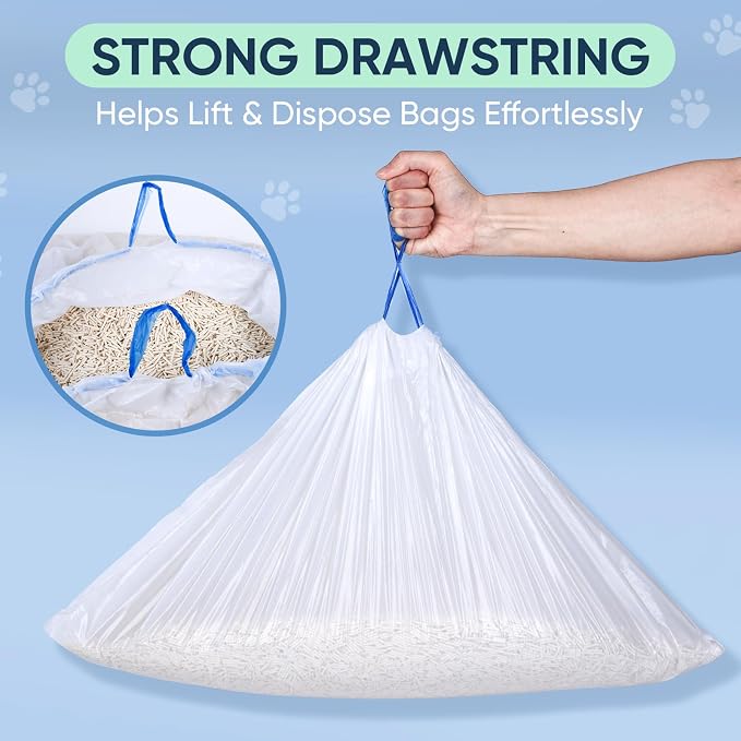 60 Count Cat Litter Box Liners Compatible - Image 4