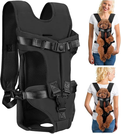 Dog Carrier Backpacks, Adjustable Dog Backpack Carrier, Legs Out Easy-fit Dog by Unknown