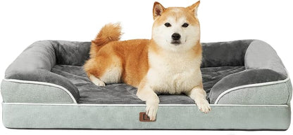 EHEYCIGA Orthopedic Dog Beds for Large Dogs, Waterproof Memory Foam Large Pet by EHEYCIGA