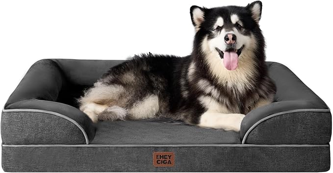 EHEYCIGA Orthopedic Dog Beds for Extra Large Dogs, Waterproof Memory Foam XXL by EHEYCIGA