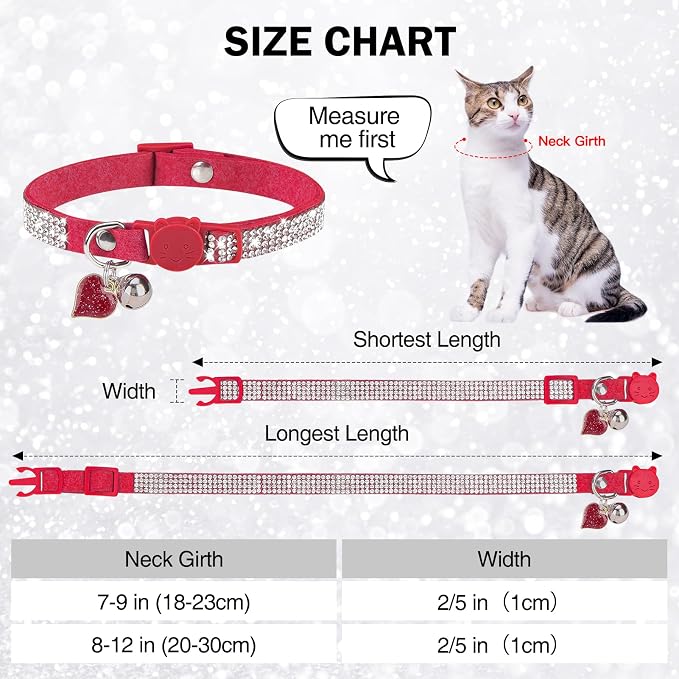 Rhinestone Cat Collar Breakaway - Image 4