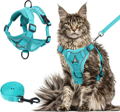 Wanheart Summer cat Chest Harness and Leash, Anti-Escape Adjustable Soft mesh by Unknown
