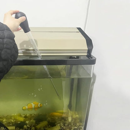 2Pcs Manual Fish Tank Cleaning Tools, 30ml Aquarium Water Changer, 21 Inches - Image 5