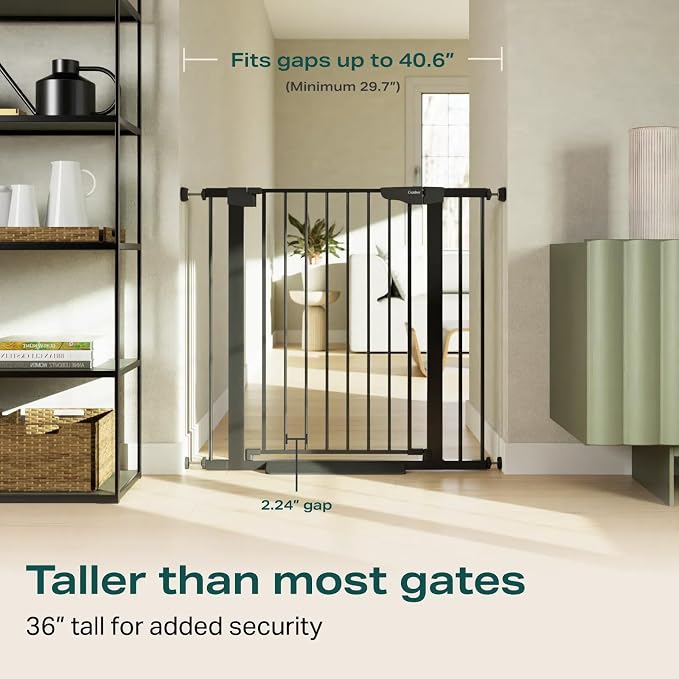 Cumbor 36" Extra Tall Baby Gate - Image 2