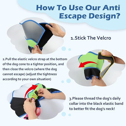 Hard & Heavy Plastic Dog Cone Collar Alternative - Image 6