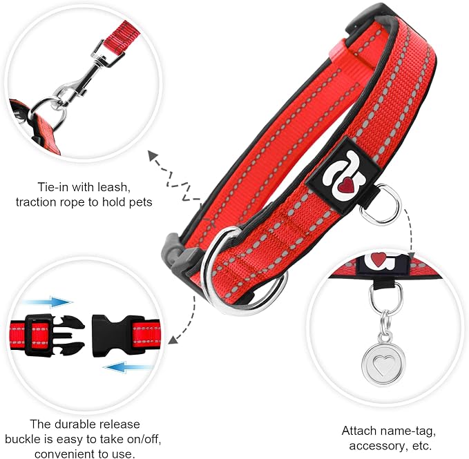 azuza Reflective Dog Collar - Image 3