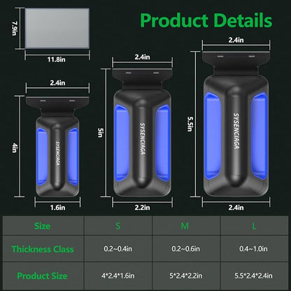 Aquarium Magnet Glass Cleaner, Double-Sided Detachable & Floating Algae Scraper - Image 4