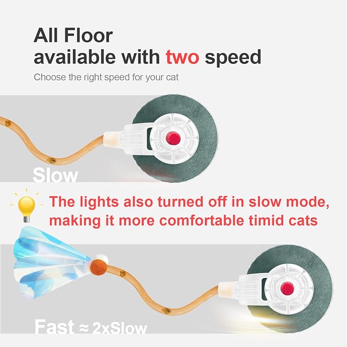 Interactive Cat Toys for Indoor Cats, The 3rd Generation Agile Moving Cat Ball - Image 3
