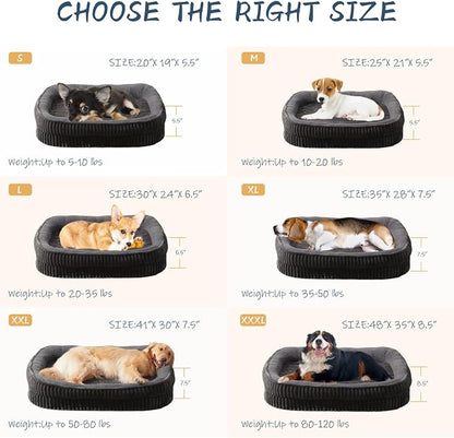 Orthopedic Dog Bed for Puppy, Extra Small Dogs Breeds, Oval Cat Bed, High - Image 5