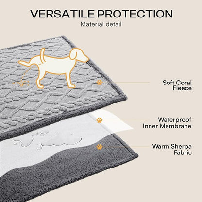 Luciphia Waterproof Pet Blanket, Liquid Pee Proof Dog Blankets - Image 3