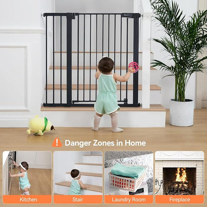 COMOMY 36" Extra Tall Baby Gate - Image 3