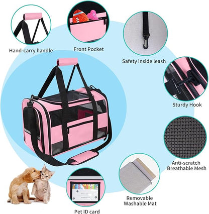 Cat Carrier Pet Carrier Airline Approved - Image 5