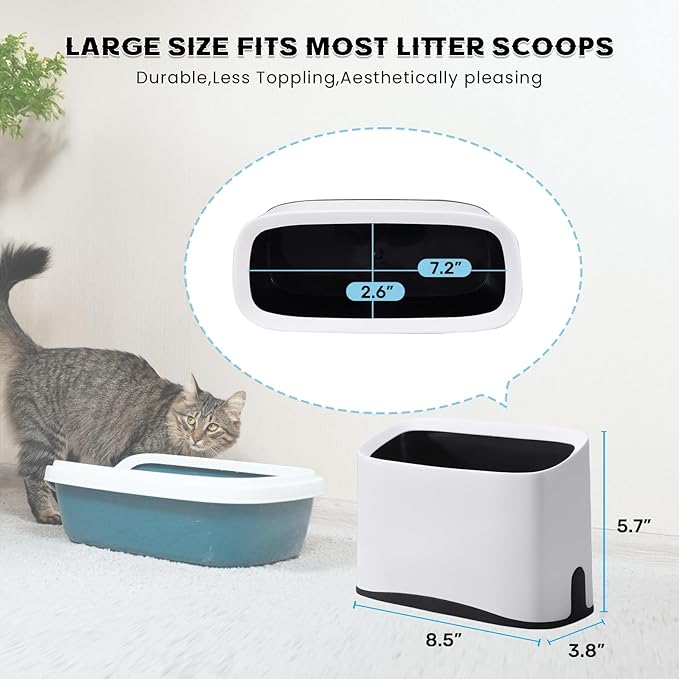 Cat Litter Scoop Holder Universal Scooper Storage Caddy - Image 3