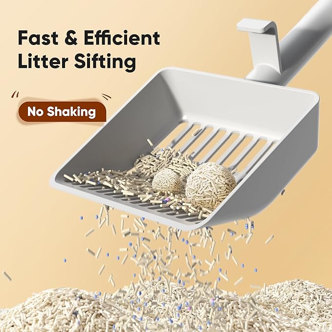 Large Cat Litter Scoop, Heavy-Duty Litter Scoop - Image 3