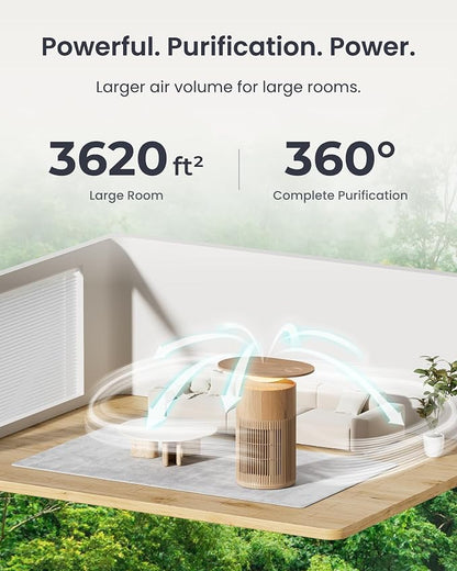 SwitchBot Air Purifier for Home Large Room up to 3620 ft², Pet Mode, Support - Image 3