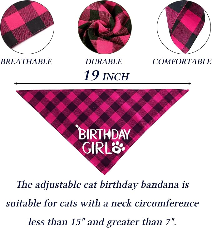 STMK Cat Birthday Decorations, Cat Birthday Hat - Image 5
