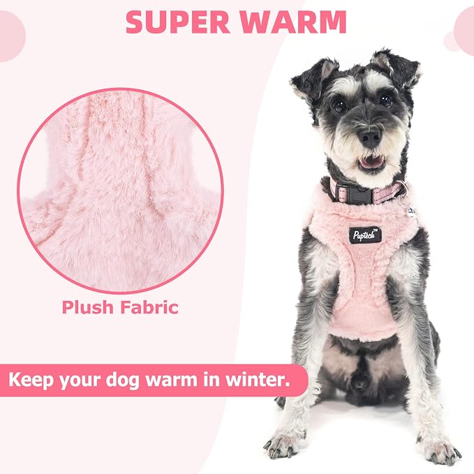 PUPTECK Adjustable Dog Harness Collar and Leash Set Step in No Pull Pet Harness - Image 3