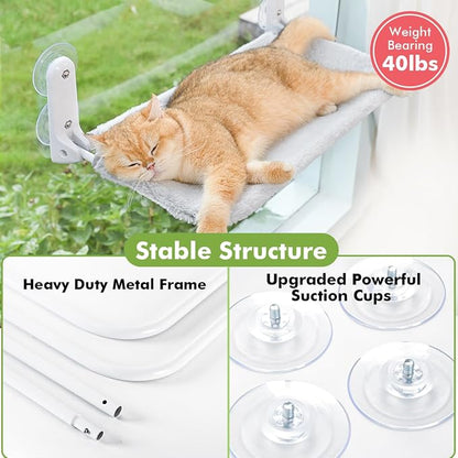 Cordless & Foldable Cat Window Perch - Image 3