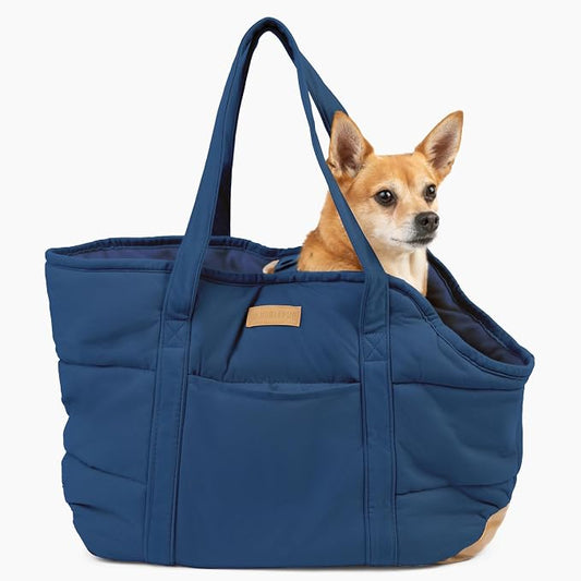 Plush Dog Purse Carrier for Small Dogs, Soft Dog Tote Bag by NoblePup