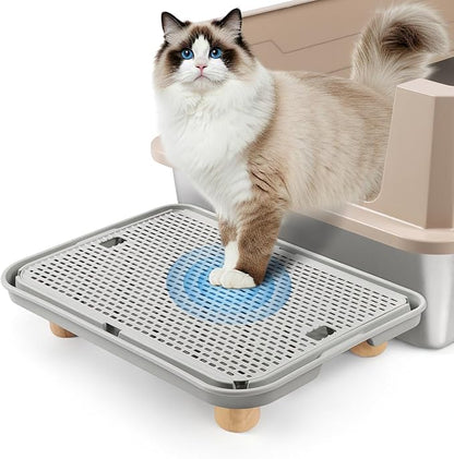 Litter Box Step, Cat Ramp/Step/Catcher by Bartuke