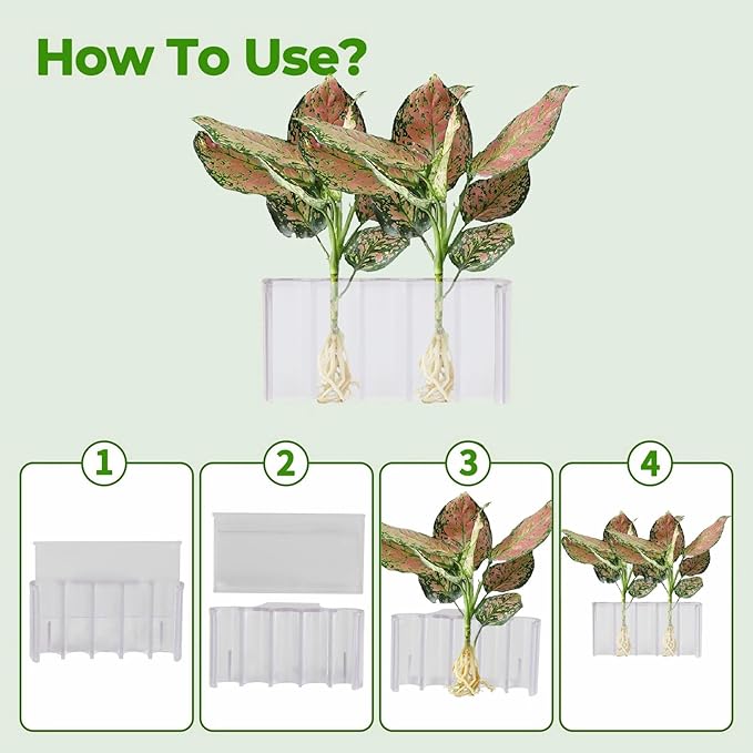 2 PCS Aquarium Plant Holder Top Hanging Fish Tank Plant Pot Aquarium Planter - Image 3
