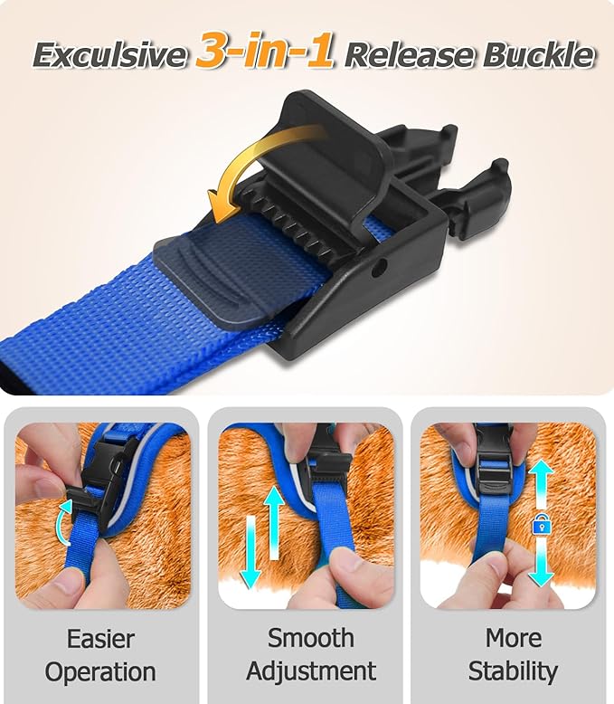 Halypet Cat Harness and Leash Set Escape Proof Adjustable Cat Leash Comfortable - Image 3