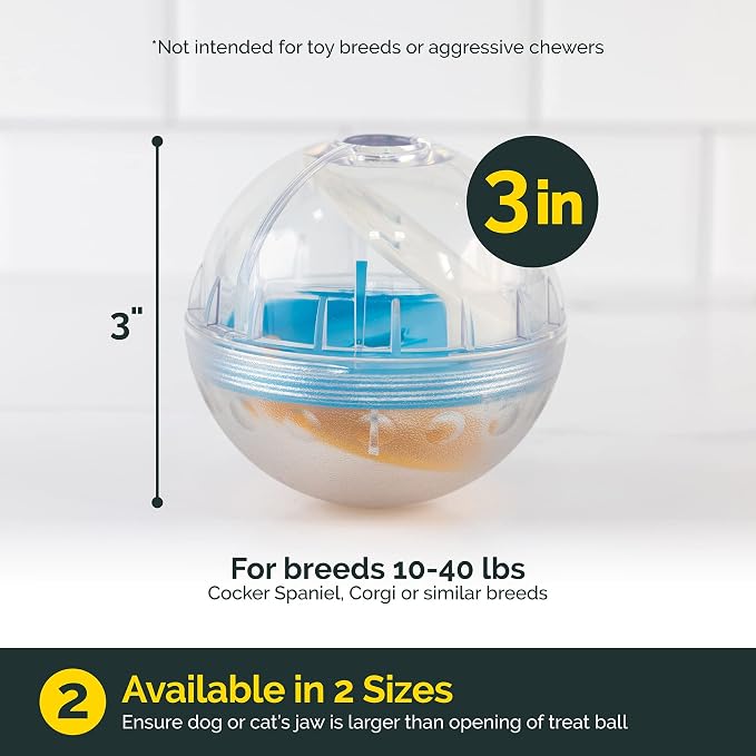 Pet Zone IQ Treat Ball Interactive Dog Ball - Image 8