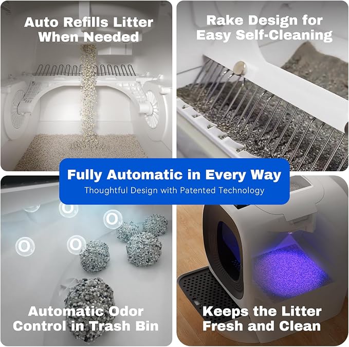 Self Cleaning Litter Box Auto Refill, Automatic Robot Litter Box - Image 4