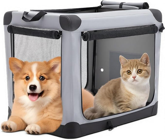 DUMOS Dog Crate 24 Inch Travel Cat Pet Carrier by DumosLifestyle