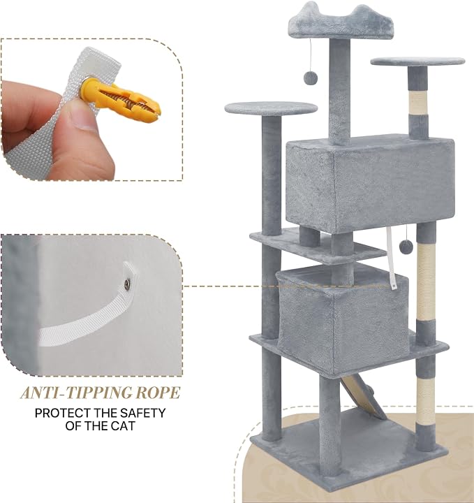 Athena Collection 70 Inch Cat Tree - Image 7