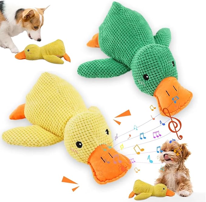 2025 Upgraded Dog Toys, New Durable Calming Duck Toys, Dog Toys by Koujut