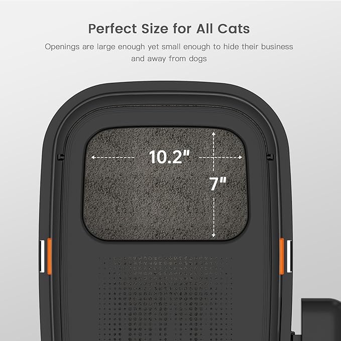 Enclosed Stainless Steel Cat Litter Box - Image 5