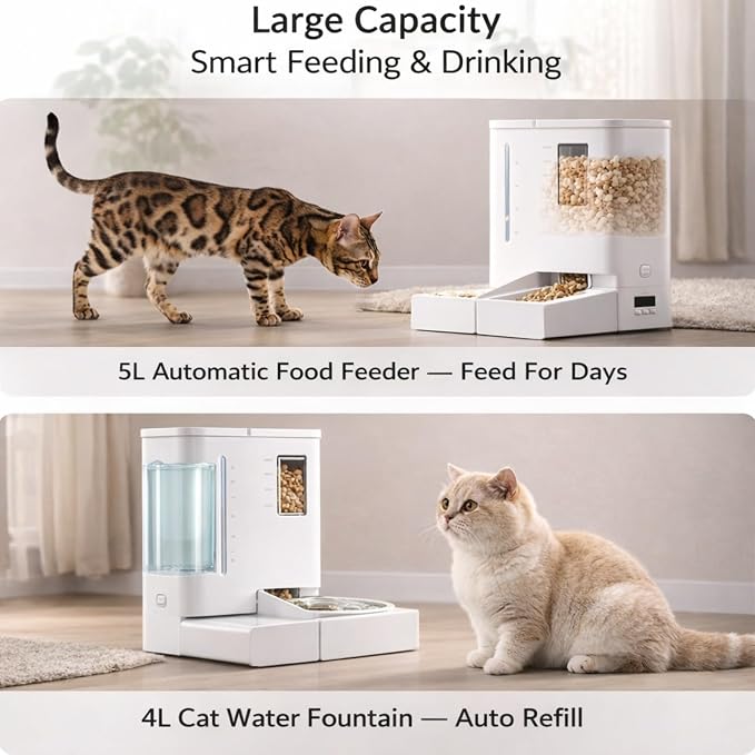 Waithem Wi-Fi Automatic Pet Feeder and Waterer - Image 9