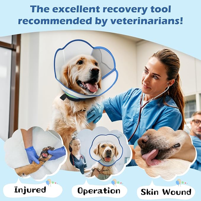 Hard & Heavy Plastic Dog Cone Collar Alternative - Image 7