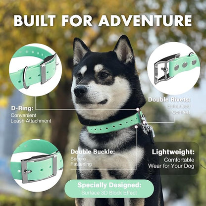 4.2FT Dog Collar and Leash Set, PVC Waterproof Adjustable Odor Proof Pet - Image 4