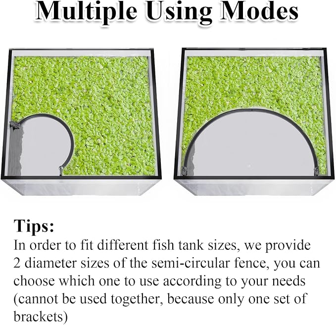 Aquarium Floating Plant Barrier, Floating Plant Corral Self Adjusts to Water - Image 6
