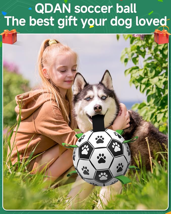 QDAN 10 Inch Gaint Dog Soccer Ball - Image 6