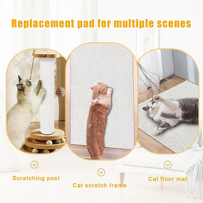 Cat Scratch Mat, 118.5"x17.4" Trimmable Self-Adhesive Cat Scratch Furniture - Image 5