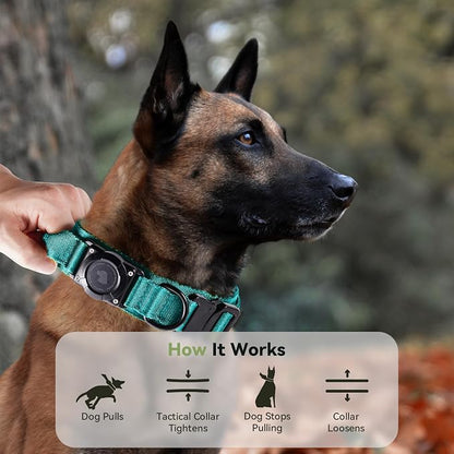 2025 Upgrade Waterproof AirTag Dog Collar, Military Tactical Dog Collar - Image 6