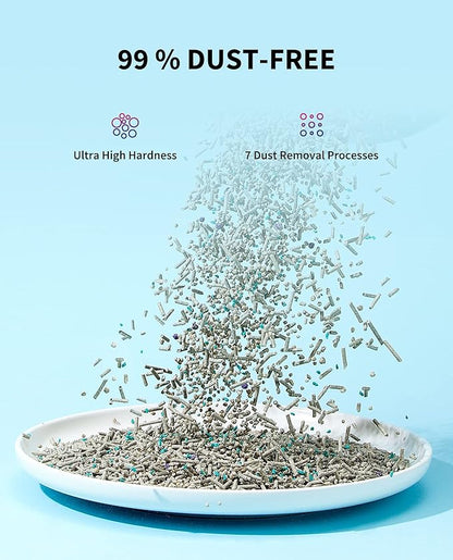 PETKIT Mixed Cat Litter Fast Clumping, Ultra Absorbent, 100% Natural - Image 3