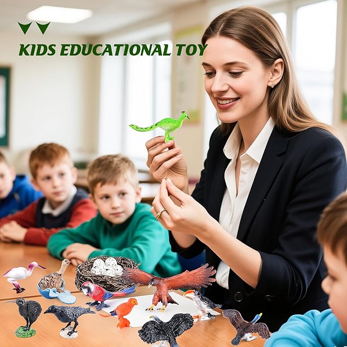 SIENON 23Pcs Birds Toys Playset - Image 6