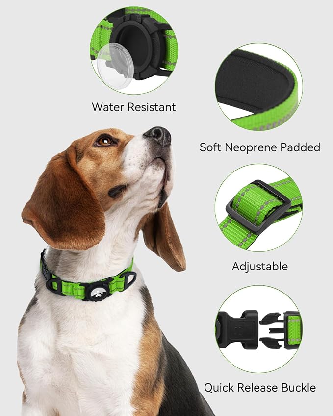 Joytale Airtag Dog Collar, Reflective Pet Collar - Image 7