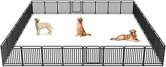 New Thickened Version Dog Playpen, 32 Inch Dog Fences by XDPET