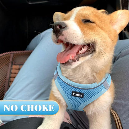 YIMEIS Dog Harness and Leash Set, No Pull Soft Mesh Pet Harness, Reflective - Image 2