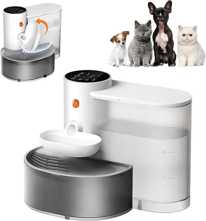Potaroma Smart Wireless Pet Water Fountain, No Filter, 3.5L Large Capacity by Potaroma