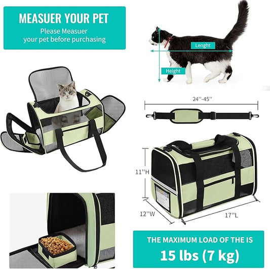 Soft Side Cat Carrier Airline Approved - Image 2